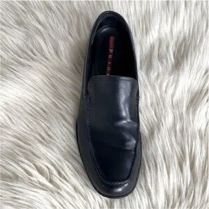 Prada | Shoes | Authentic Prada Mens Black Leather Sports 